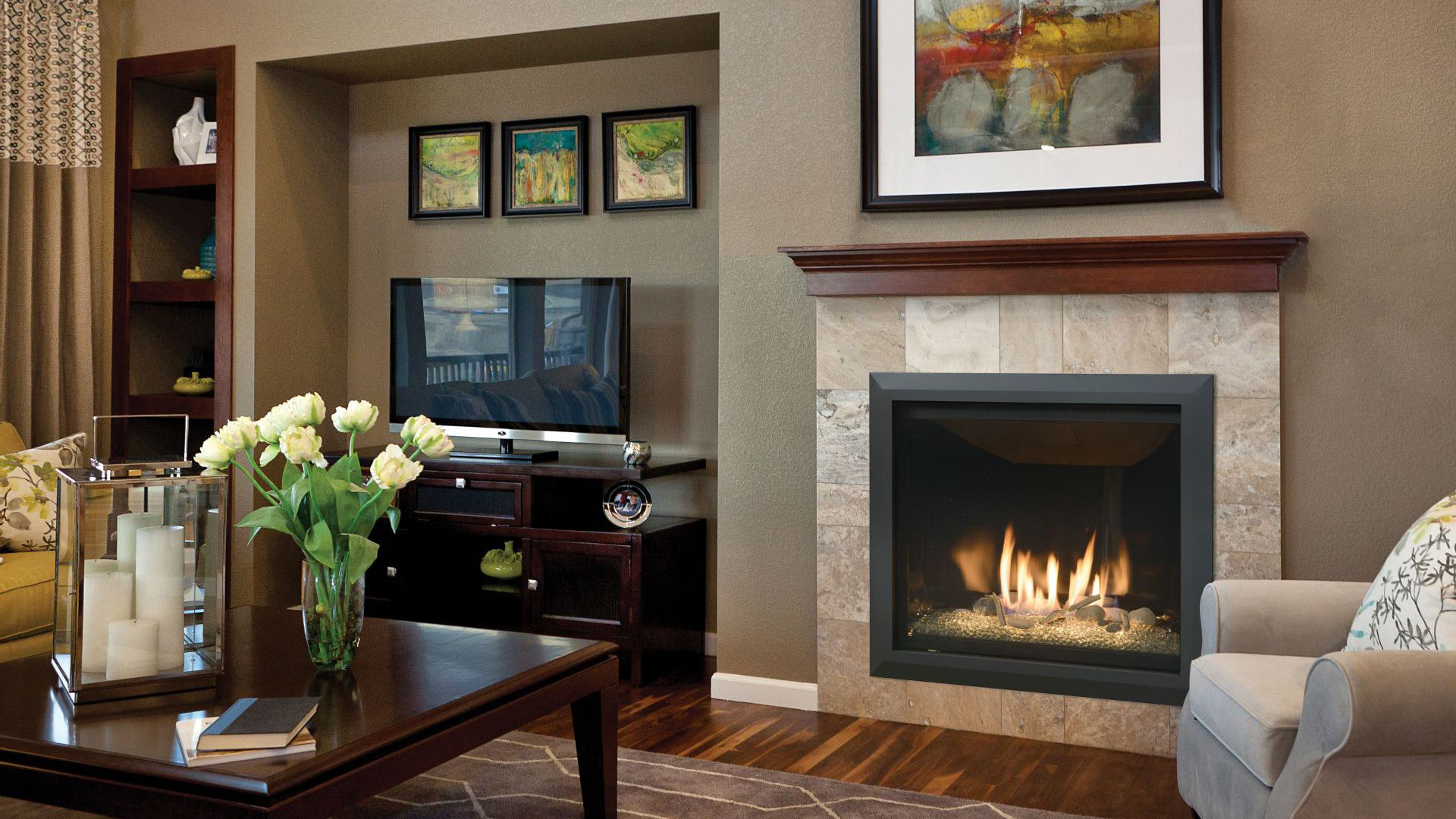 Indoor Gas Fireplaces Modern Gas Fireplaces Lansing, MI