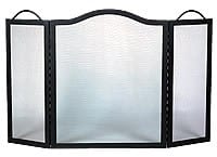 dagan Scrn 3 Pan Semi Ctr. Arched Emboss Blk Nat